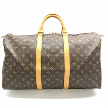 LOUIS VUITTON ルイヴィトン M41426 キーポル50 ボストンバッグ 旅行かばん モノグラム ブラウン ベージュ ユニセックス 管理HS37127_画像2