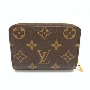 LOUIS VUITTON ルイヴィトン M81461 ジャイアント モノグラム リバース ポルトフォイユ コンパクトウォレット 財布 ブラウン 管理RT37180