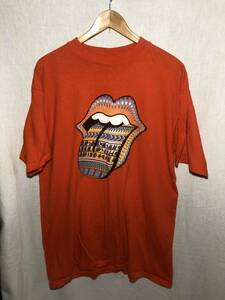 90's The Rolling Stones ローリングストーンズUSA製 BRIDGES TO BABYLON ロックバンドツアーTシャツ L