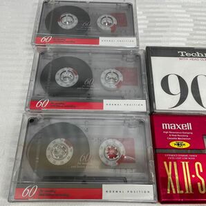 ○b118○ カセットテープ ハイポジ maxell 20分 SONY ノーマル 46分 HF-ES46 富士フイルム90 Technics 未使用 いろいろ まとめての画像2