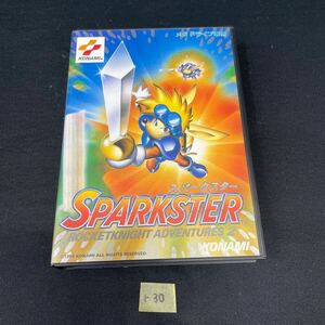 ○r30○ スパークスター　SPARKSTER ROCKETKNIGHT ADVENTURES2 KONAMI メガドライブ　箱　取説あり 動作未確認　ジャンク品