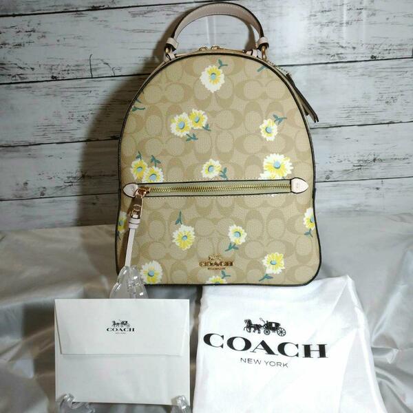 【新品未使用】COACH リュック　C2856 KHAKI　レディース