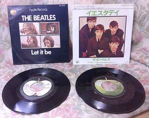 ◆B-221　ビートルズ EPレコード 2枚　 Let It Be　YESTERDAY 
