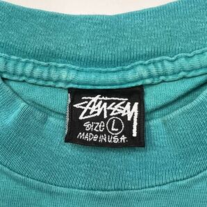 1989 Stussy 【ステューシー】 shadow STOCK LOGO Tee 【シャドウ ストックロゴ 80s 90s old vintage オールド ヴィンテージ 古着 中古の画像3