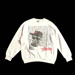 1991 оригинал Stussy [ Stussy ] C-YA!![si-ya!] фото принт тренировочные брюки 90s old Vintage 80s