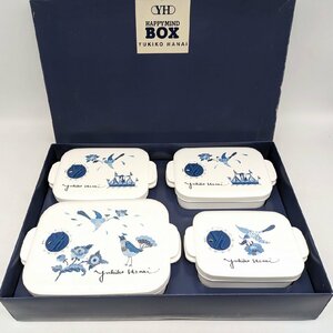 YUKIKO HANAI* microwave oven container * seal container * preservation container *4 point set *No.240329-06* packing size 80