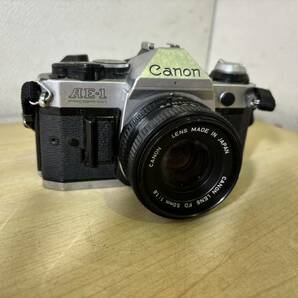 Canon キャノン フィルムカメラ 一眼レフ AE-1 PROGRAM CANON LENS FD 50mm 1:1.8 ★★ 2416a0021の画像1