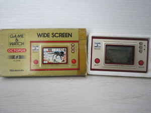 任天堂 ゲームウォッチ オクトパス Nintendo GAME&WATCH WIDE SCREEN OCTOPUS【中古】YO4004ZE【送料無料／匿名配送】