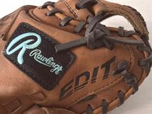 Rawlings ローリングス FASTBACK HOLDSTER キャッチャーミット LITE TOE 捕手 軟式？ 【中古】YE4077KAM【送料無料／匿名配送】_画像6