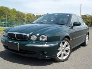 Jaguar X Type 2003 J51WA Один владелец кожаный сиденье Navi No No Aluminum Repair!