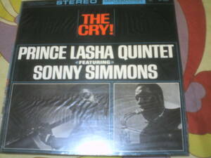 国内ペラジャケLP PRINCE LASHA QUINTET（プリンス・ラーシャ/ソニー・シモンズ）/THE CRY