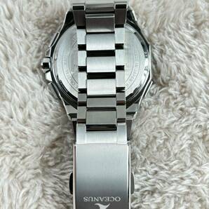1円新品同様、希少カシオCASIO オシアナス OCEANUS OCW-T6000A-1AJF 腕時計 ソーラー メーカー保証ありの画像8