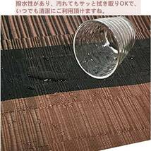 Ｙヤクニタツ 5枚セット ランチョンマット プレースマット テーブルマット おしゃれ 北欧 撥水 防汚 丸洗い お手入れ 簡単 滑_画像5