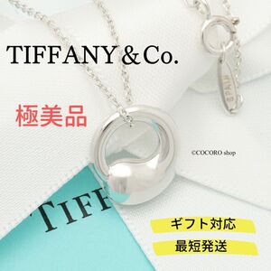 【極美品】ティファニー TIFFANY＆Co. エルサペレッティ エターナル サークル ネックレス AG925