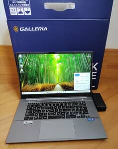 [ almost new goods ]Galleria UL7C-AA2ge-mingCore i7 12700H/Arc A730M+Intel Iris Xe/ memory 16GB/SSD 1TB/15.6 type /win11/office 23 year 5 month made 