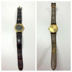 【不動品】BVLGARI ブルガリ メンズ 金時計 ブルガリブルガリ YG 革ベルト BB30GL F47221 K18 750 刻印あり ベルト込み総重量40.30g SYの画像10