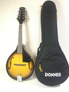 DONNER ドナー DML-1 フラットマンドリン ソフトケース 付き弦楽器 SY