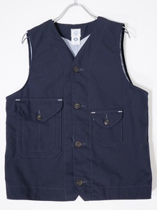 POST O'ALLS OVERALLS/ポストオーバーオールズ USA製 Cruzer Vest ウール混クルーザーベスト [MJKA74777]