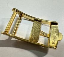 オメガ 尾錠 12mm幅 OMEGA 金色 buckle SWISS GOLD plated ま-1_画像8