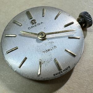 OMEGA 手巻き　cal.620 オメガ　チューラー TURLER 文字盤　リューズ　機械　針　SEVENTEEN JEWELS movement 194-1