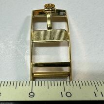 オメガ 尾錠 12mm幅 OMEGA 金色 buckle SWISS GOLD plated ま-1_画像6