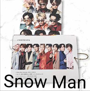 美品 Snow Man スノーマン 卓上カレンダー 2022 ジャニグッズ JOHNNYS’ 公式 カレンダー