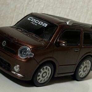 ダイハツ ミラ ココア プラムブラウンクリスタルマイカ プルバックカー カラーサンプル DAIHATSU MIRA COCOAの画像1