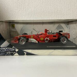 ホットウィール 1/18フェラーリ F2005 #1 ミハエルシューマッハ マルボロ Hotwheels Ferrari Marlboroの画像1