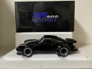 オートアート 1/18 湾岸ミッドナイト ポルシェ 911 930 ターボ ブラックバードAa PORSCHE turbo BLACK BIRD A UTO art 島 達也