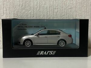 レイズ 1/43 スバル レガシィ B4 2.5GT 2010 警察本部 刑事部機動捜査隊車両 H7431010 RAI’S SUBARU LEGACY 1000台限定