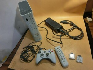 【HW80-04】【100サイズ】マイクロソフト/XBOX360 Live 本体セット/ゲーム機/通電可/ジャンク扱い/※汚れ有