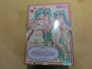 【HW80-56】【60サイズ】▲未開封/初音ミク フィギュア Costumes ルームウェアver./TAITO タイトー