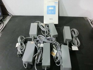 JS【Q3-10】【100サイズ】任天堂 Wii/WiiU ACアダプター RVL-002 まとめてセット/ジャンク扱い/※傷汚れあり