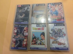 【HW84-91】【60サイズ】▲GC ゲームキューブ ゲームソフト6点セット/ドラゴンボールZ他/ジャンク扱い/※傷汚れ有