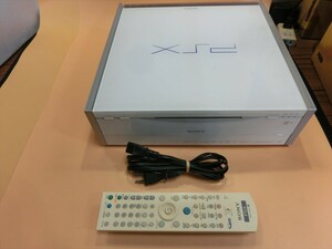 【HW86-40】【100サイズ】SONY ソニー/PSX 本体 DESR-7700/コード・リモコン付/ゲーム機/ジャンク扱い/※傷・汚れ有