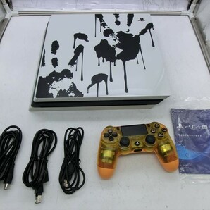 【IJ29-06】【100サイズ】ps4 プレイステーション4 Pro CUH-7200B デス ストランディング limited edition/動作未確認/通電可/※傷 ヤケ有の画像1