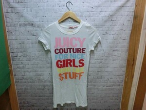 G【AY7-25】【送料無料】JUICY COUTURE/ジューシークチュール/Tシャツ/サイズS