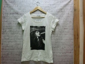 G【AY7-40】【送料無料】HYSTERICGLAMOUR/ヒステリックグラマー/半袖Tシャツ/サイズフリー/※黄ばみ有