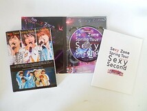 G【NK2-97】【送料無料】Sexy Zone Spring Tour Sexy Second Blu-ray /セクシーゾーン※カード欠品_画像3