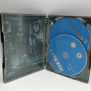 【HW88-29】【送料無料】「アイアンマン3」 スチールブック仕様/Blu-ray/洋画/映画/※日本語未収録・ケースに凹み有の画像3