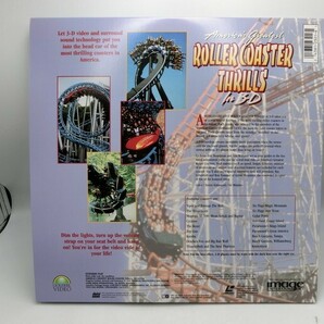 【HW88-63】【80サイズ】▲LD/Americans Greatest Roller Coaster Thrils In 3-D/レーザーディスク/※3D眼鏡破れ・経年品の画像6
