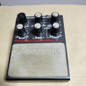 中古品　AMDEK Percussion Synthesizer　パーカッションシンセサイザー　PCK-100 　