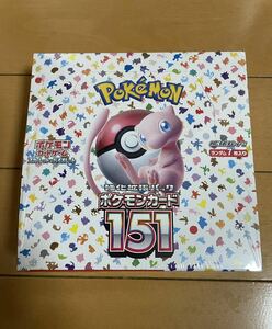 送料込★ポケモンカード 151 1BOX シュリンク付き 新品未開封