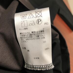 JOSEPH ジョセフ 配色切り替え Tシャツ 新品未使用タグ付き サイズ50 No.KH JH SS 0305 半袖 ブラック ブルー クルーネック メンズ の画像7