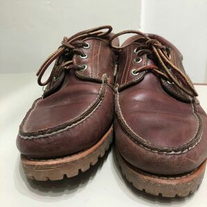 Timberland ティンバーランド 革靴 デッキシューズ 赤茶 メンズ シューズ スリッポン 靴 10 M 50009 51 36 196094 ② の画像8