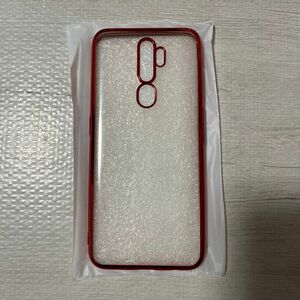 OPPO A5 2020 ケース カバー ソフトケース tpu レッド