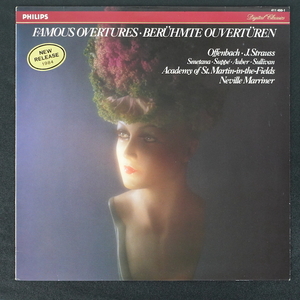 Neville Marriner Offenbach FAMOUS OVERTURES オランダ盤 411450-1 クラシック