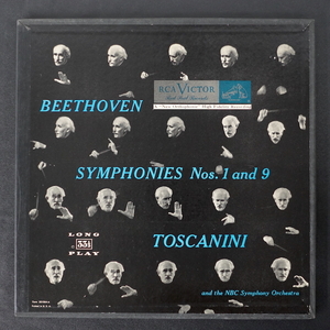 Toscanini Beethoven Symphonies No.1 No.9 US盤 2LP LM-6009 クラシック