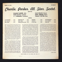 Charlie Parker All Star Sextet US盤 紺 DG LP-2210 ジャズ_画像2