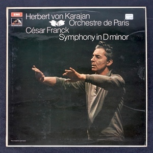 Karajan Franck Symphony In D Minor UK盤 カラー縁無 ASD2552 クラシック